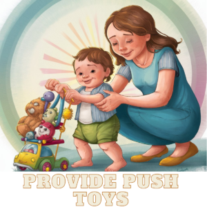 Provide push toys